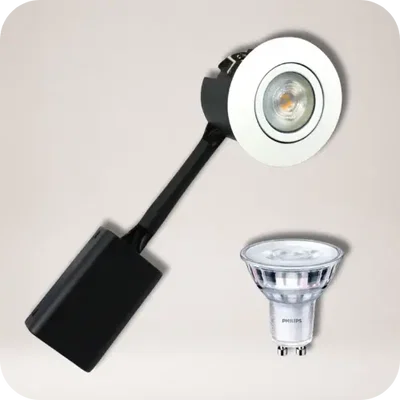Infälld Spotlight (med ljuskälla)